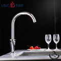 A0043 China supplier cheap brass double lever kitchen sink water tap